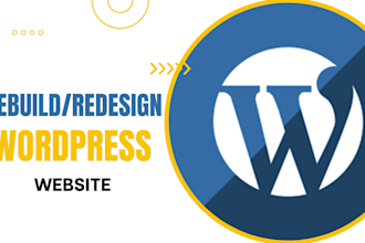revamp and redesign wordpress website