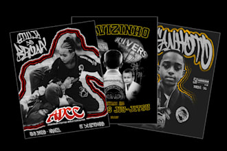 create your professional fight poster