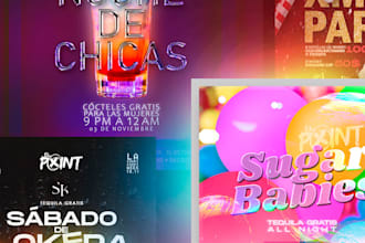 design creative social media design posts, banners, icons