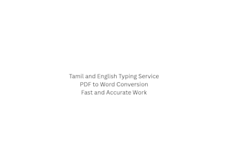 do english typing work