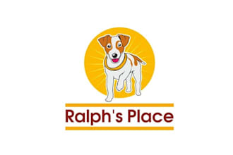 create a heart logo for a for abused and neglected dogs