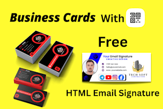 design professional modern business card design, print ready