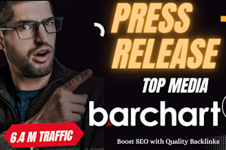 do press release on barchart