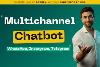 build an ai chatbot for whatsapp, instagram or telegram