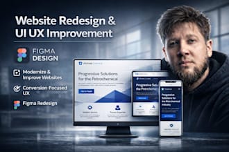 redesign your website UI UX in figma