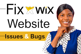 fix wix website issues, wix bugs, wix errors and wix design problems