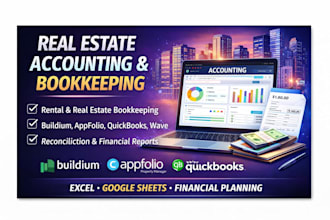 do accounting bookkeeping real estate buildium appfolio quickbooks online wave