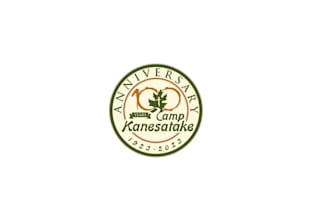 design anniversary summer camp logo