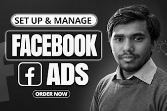 set up and manage facebook advertising marketing campaign