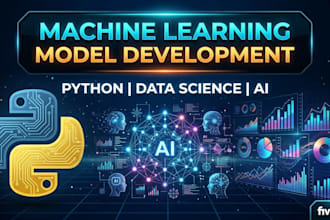 create a machine learning or deep learning model for your dataset