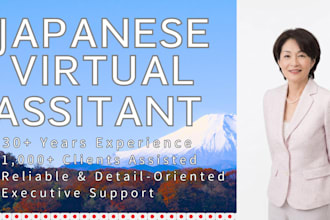 be your japanese virtual assistant for business and marketing support