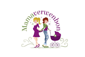 design mascot pampering voucher logo for you