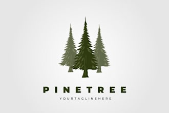 design unique tree service logo