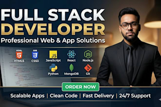 build custom website, website development, full stack dev