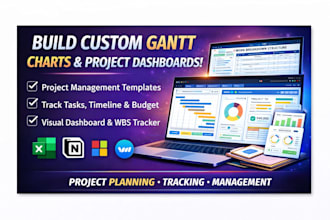 create project libre gantt charts wbs tracker management template dashboard tool