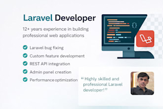 be your expert laravel developer