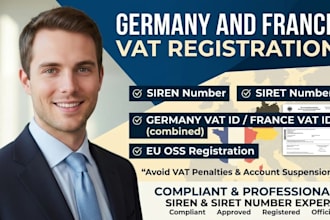 france, germany vat registration siren siret and german vat id expert eori, ioss
