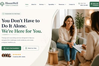 design wix aba therapy website life coach website therapy counselling website