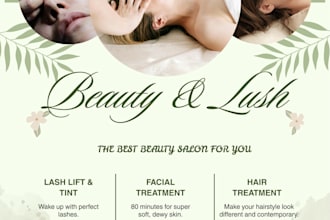 design a modern flyer or promotional poster