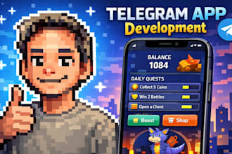 develop custom telegram mini app tma