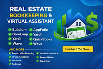do real estate property management bookkeeping in buildium and appfolio