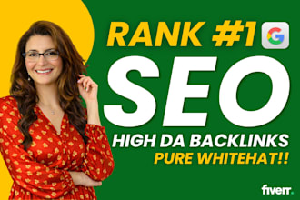 skyrocket ranking with high quality dofollow SEO backlinks