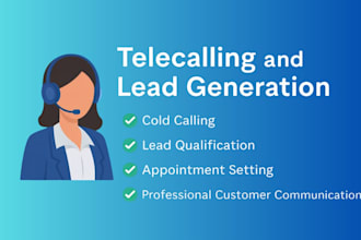 do telecalling cold calling and lead generation