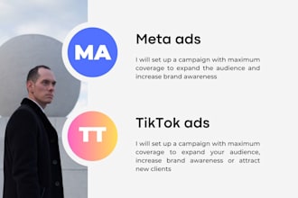 set up effective targeted advertising in meta and tiktok