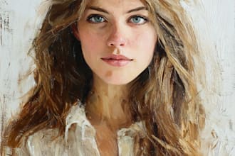 paint an oil painting on canvas