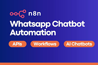 build n8n based ai whatsapp chatbot automation