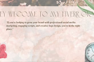create social media scripts and posts for your brand