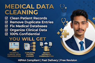 clean and organize your medical or patient records data