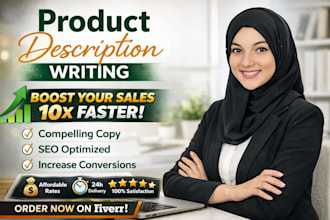 professional writing product descriptions