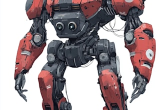 design sci fi mecha and robot concept art