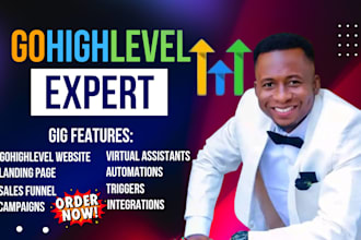 build gohighlevel website sales funnel expert and automation to generate sales