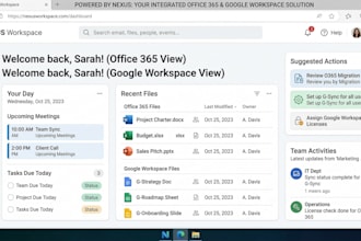 setup and configure microsoft office 365 and google workspace gsuite for your bu