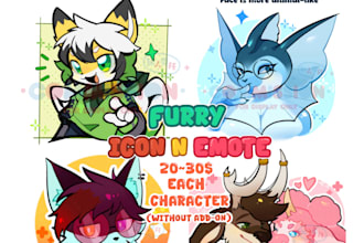 furry icon and kemono icon commissions