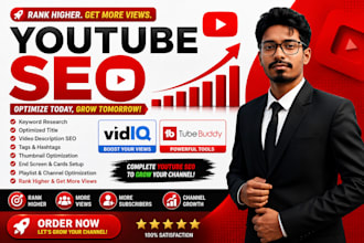 deliver professional youtube SEO services to rank your videos higher