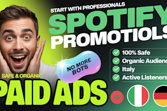 do spotify music promotion in italy