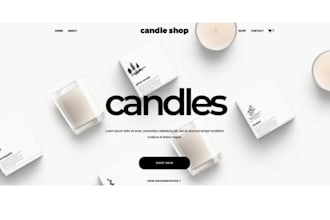 do candle shop website for your business