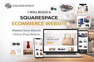 design squarespace ecommerce website product store website online shop website