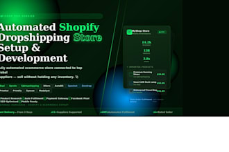 create automated shopify dropshipping store ecommerce website via zopi eprolo cj