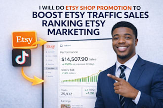 do etsy shop promotion to boost etsy traffic sales ranking etsy marketing