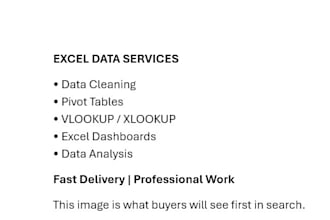 clean, format and organize excel data, remove duplicates and errors