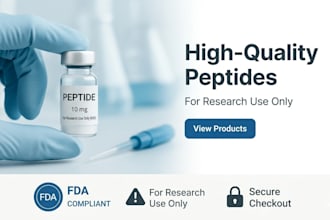 build fda compliant peptide research website, peptide website peptide store