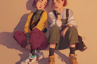 draw a friendship portrait