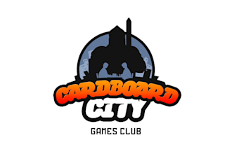 create a club dynamic logo for cardboard city games club