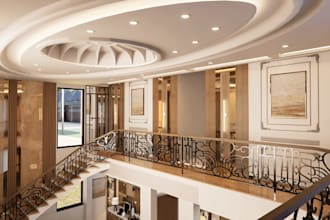 buildup 3d luxury apartment,livingroom,marble flooring,dining interior,cgi decor