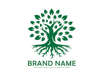 design unique pine tree logo