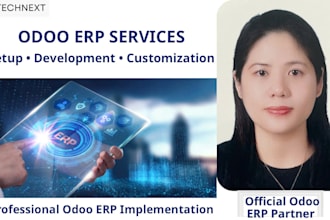 set up, develop, and customize odoo erp modules as an official odoo partner